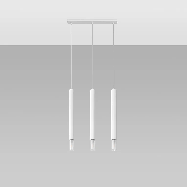 LAMPA WISZĄCA WEZYR 3 3XG9 BIAŁY