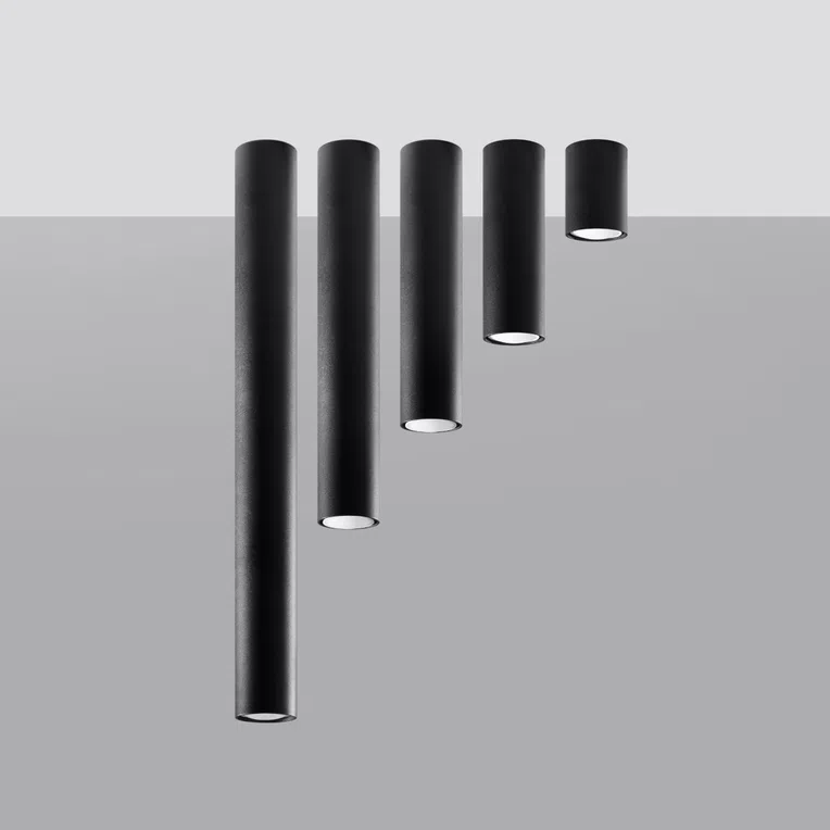 PLAFON LAGOS 40 1XGU10 CZARNY