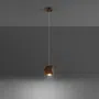 LAMPA WISZĄCA WOODY 1XGU10 NATURALNE DREWNO