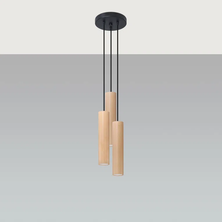 LAM WISZ LINO 3P 3XGU10 NAT DREW