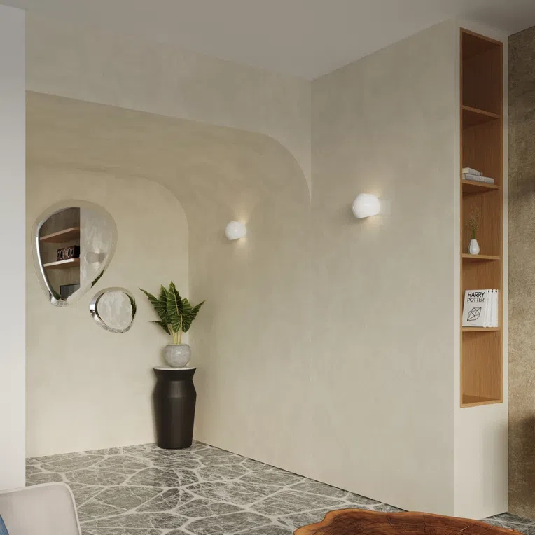 KINKIET LAKIEROWANY GLOBE 1XE27 BIAŁY