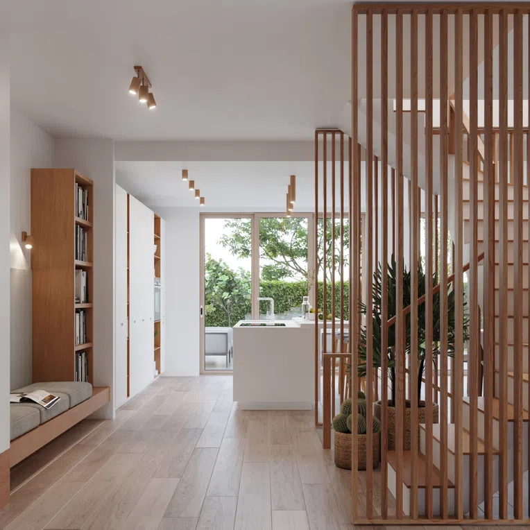 Oprawa Sufitowa Zeke 10 1Xgu10 Drewniana