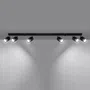 Lampa Reflektor Nero 6 / 6Xgu10 Czarny/Chrom