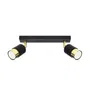 Lampa Reflektor Nero 2 2Xgu10 Czarna/Złota