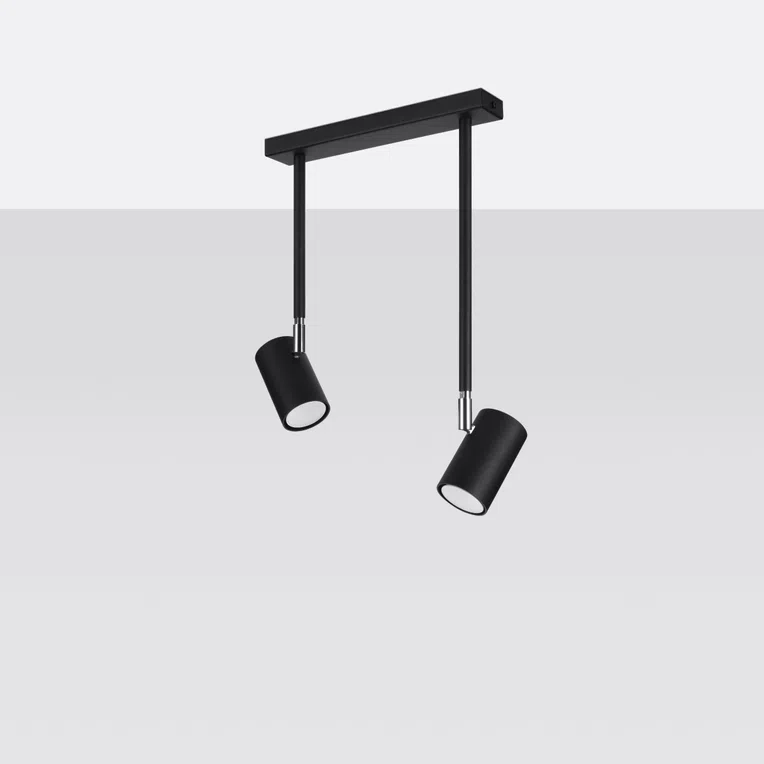 Lampa Reflektor Norano 2 2Xgu10 Czarna