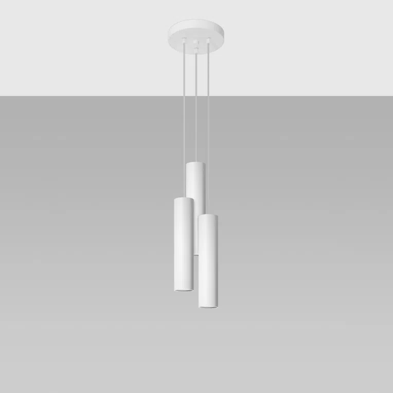 LAMPA WISZĄCA LAGOS 3P 3XGU10 BIAŁY