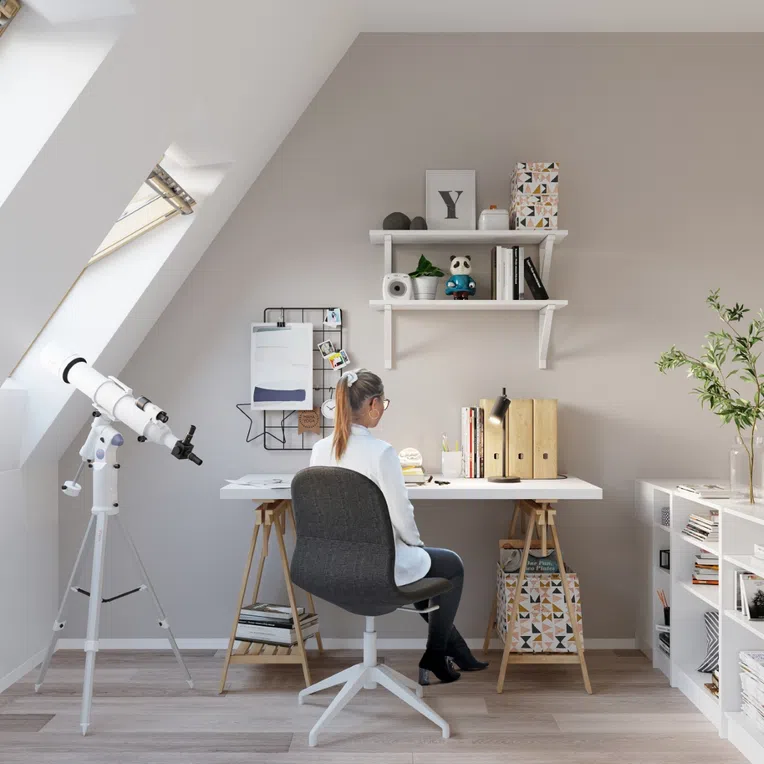 LAMPA BIURKOWA RING 1XGU10 CZARNY