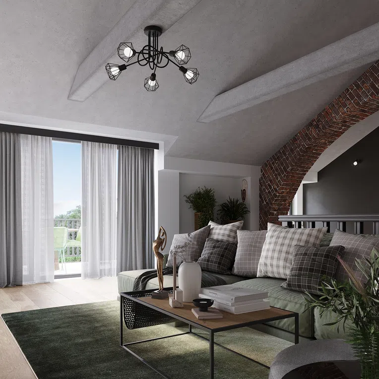 KINKIET ARTEMIS 1 1XE14 CZARNY