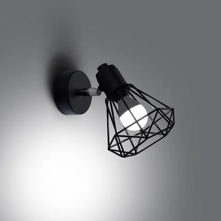 KINKIET ARTEMIS 1 1XE14 CZARNY