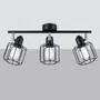Lampa Reflektor Beluci 3 3Xe14 Czarna