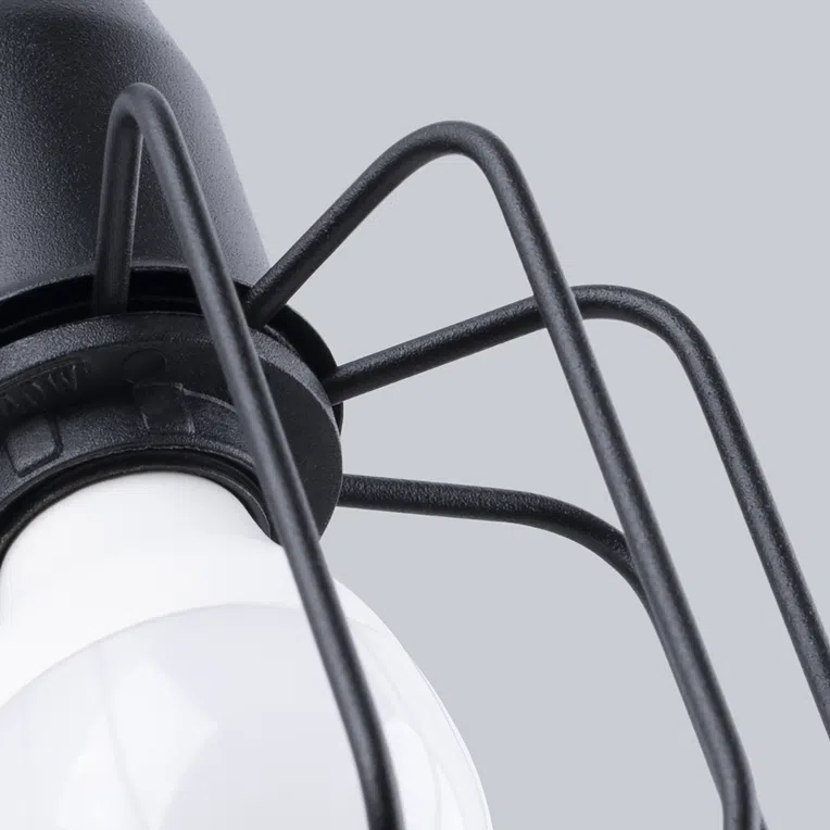 KINKIET BELUCI 1S 1XE14 CZARNY