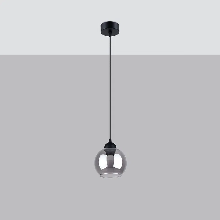 LAMPA WISZĄCA ALINO 1 1XE27 CZARNY