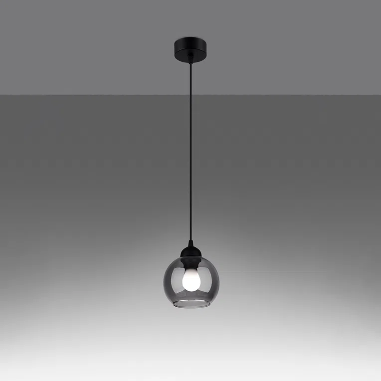 LAMPA WISZĄCA ALINO 1 1XE27 CZARNY