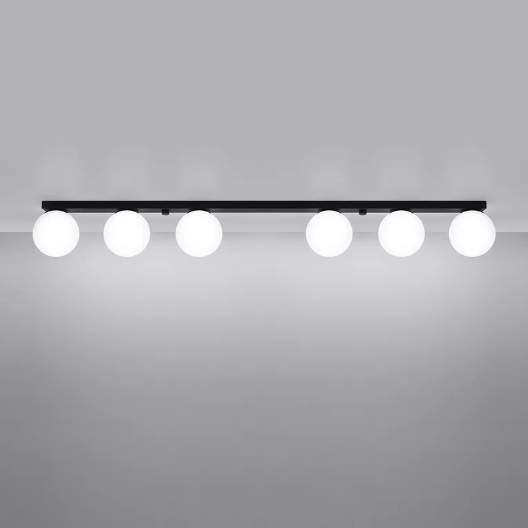 PLAFON YOLI 6 6XG9 CZARNY