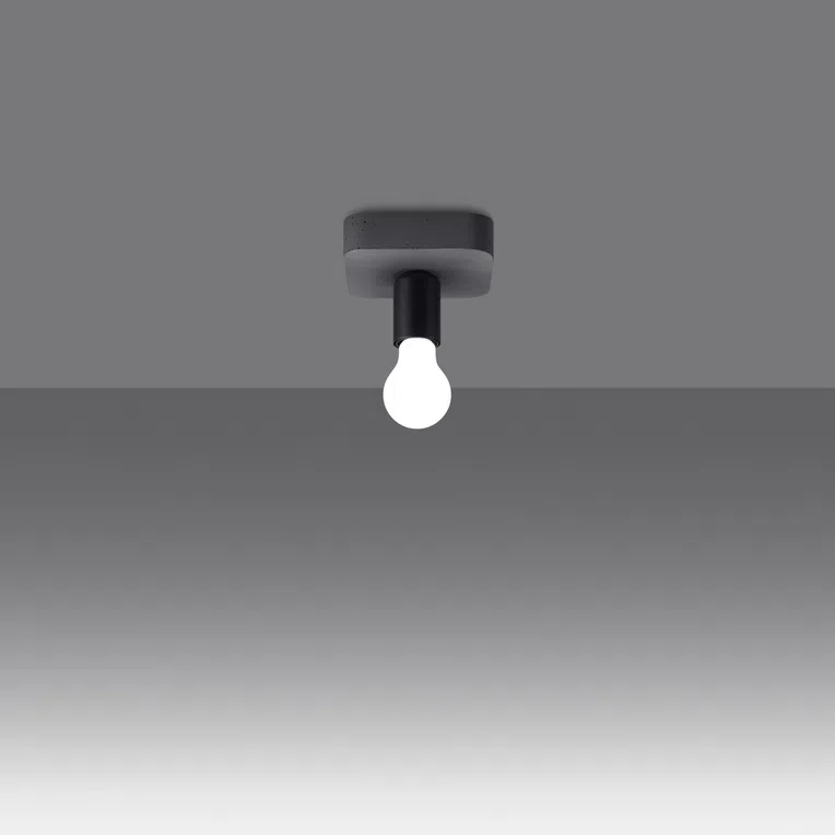 PLAFON TAVO 1 1XE27 SZARY