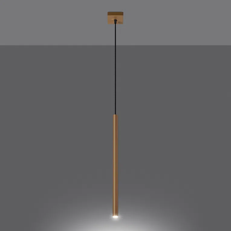 LAMPA WISZĄCA PASTELO 1 1XG9 ZŁOTY