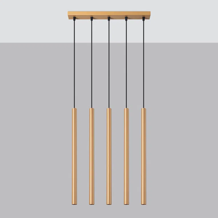 LAMPA WISZĄCA PASTELO 5L 5XG9 ZŁOTY