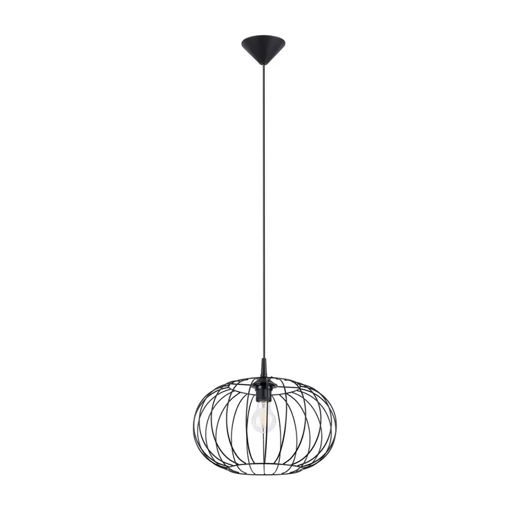 LAMPA WISZĄCA TSUNO 1XE27 CZARNY