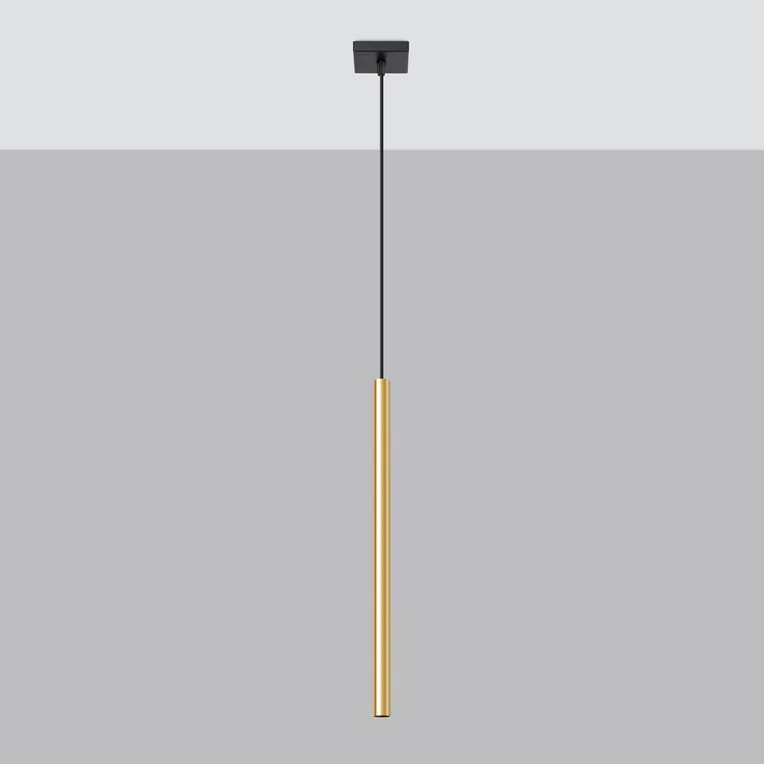 LAMPA WISZĄCA PASTELO 1 1XG9 ZŁOTY