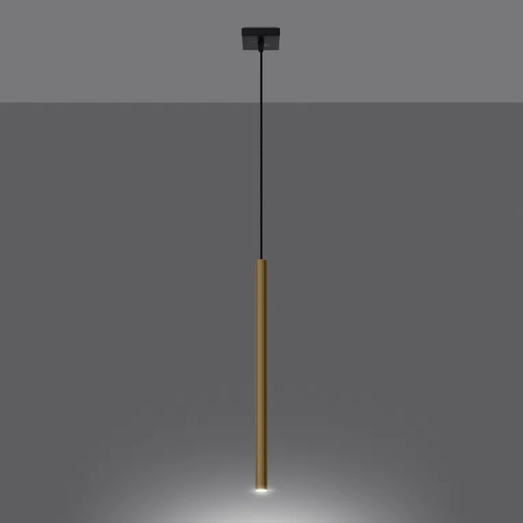 LAMPA WISZĄCA PASTELO 1 1XG9 ZŁOTY