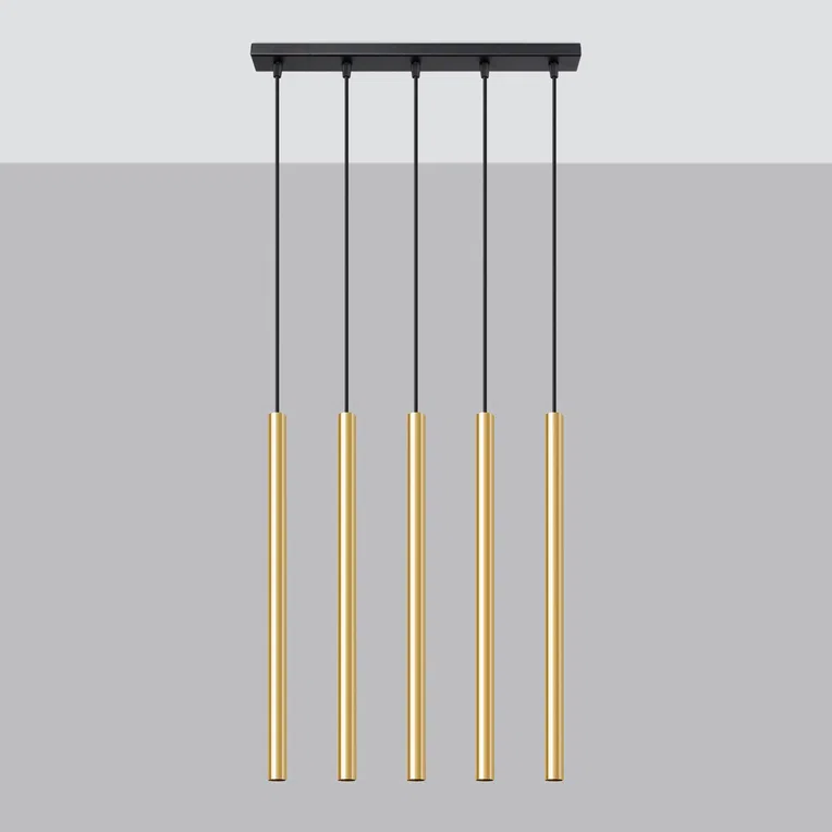 LAMPA WISZĄCA PASTELO 5L 5XG9 ZŁOTY