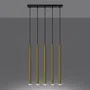 LAMPA WISZĄCA PASTELO 5L 5XG9 ZŁOTY
