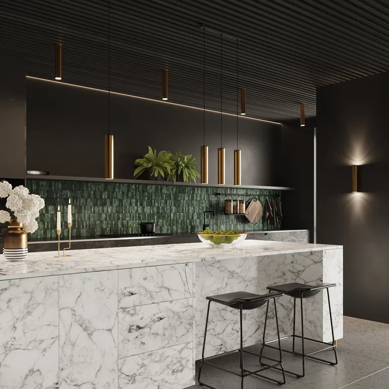 PLAFON LAGOS 30 1XGU10 ZŁOTY