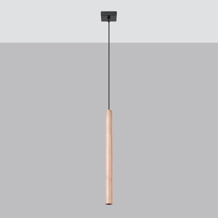 LAMPA WISZĄCA PASTELO 1 1XG9 DREWNO