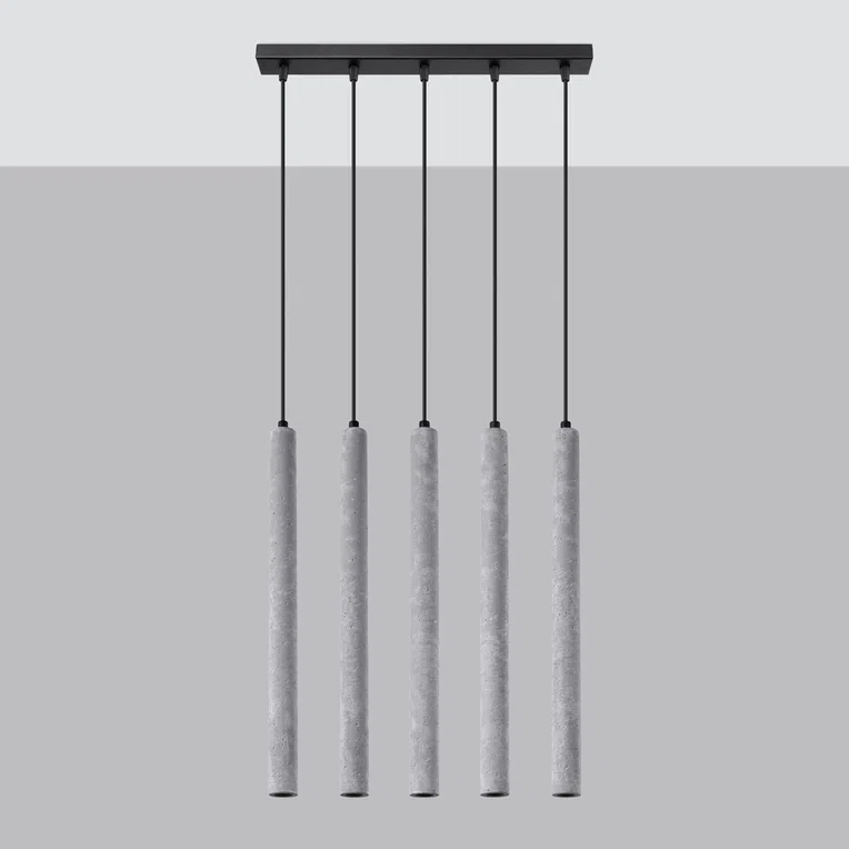 LAMPA WISZĄCA PASTELO 5L 5XG9 SZARY