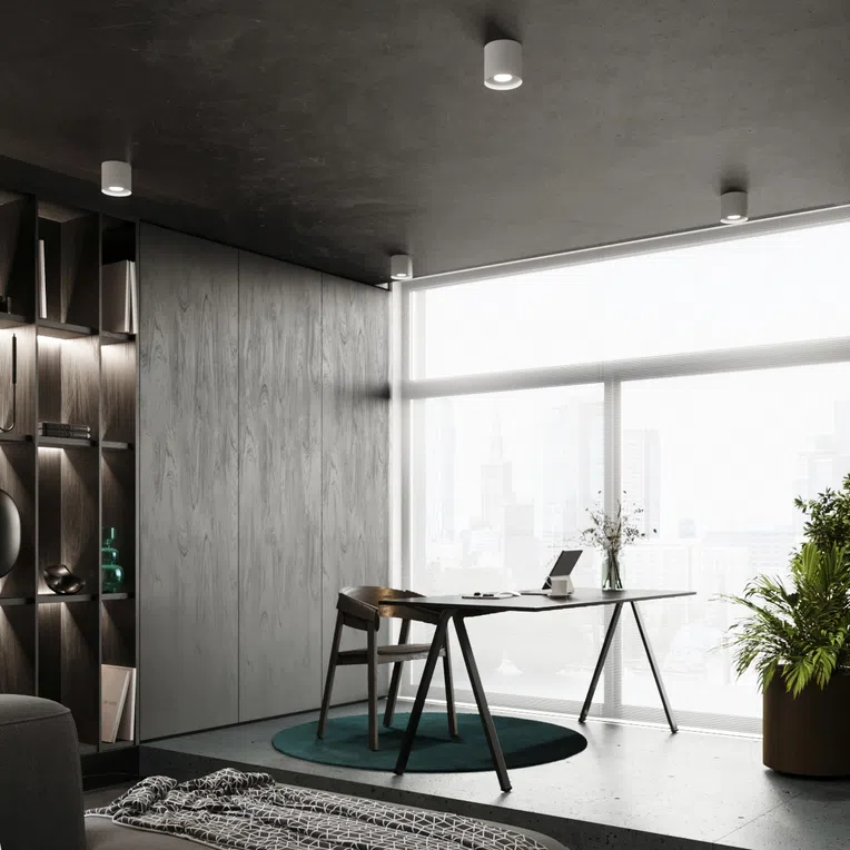 PLAFON MIKA 1XGU10 BIAŁY