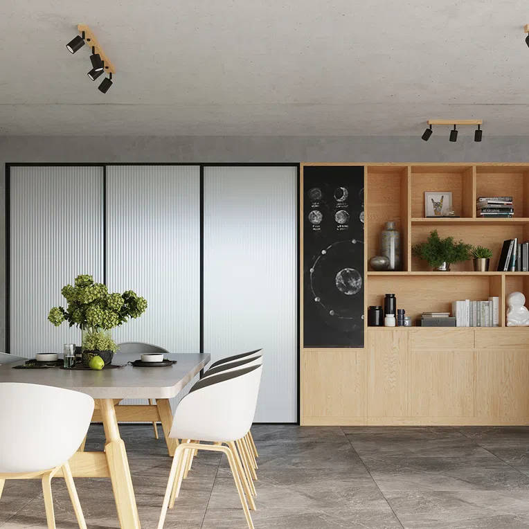 PLAFON VERDO 3P 3XGU10 BIAŁY/DREWNO