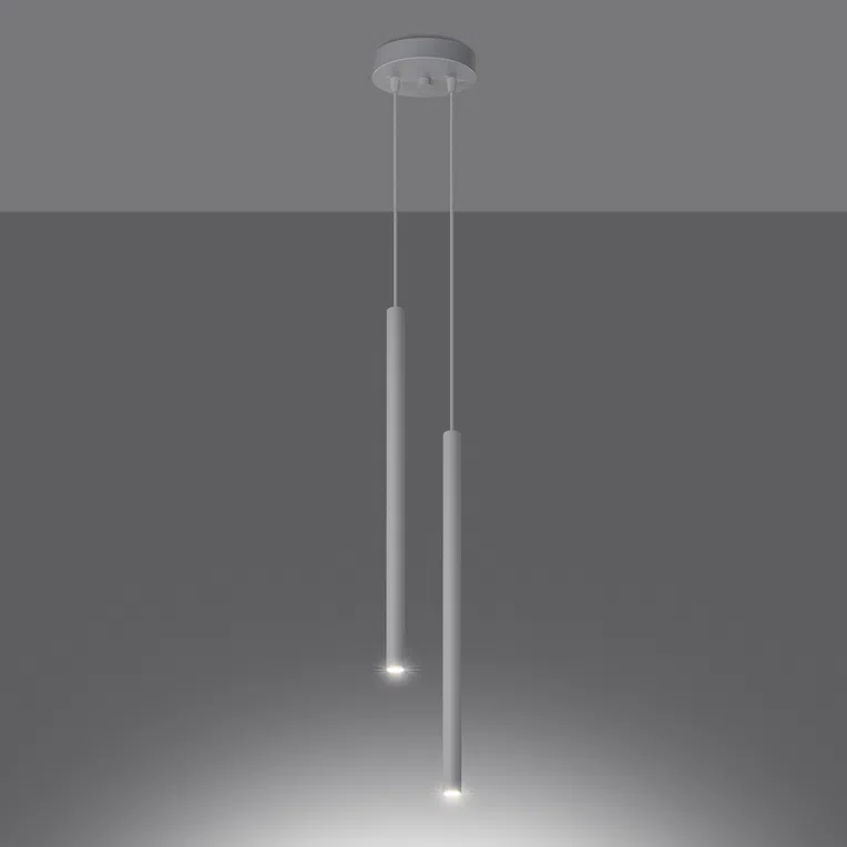 LAMPA WISZĄCA PASTELO 2 2XG9 BIAŁY