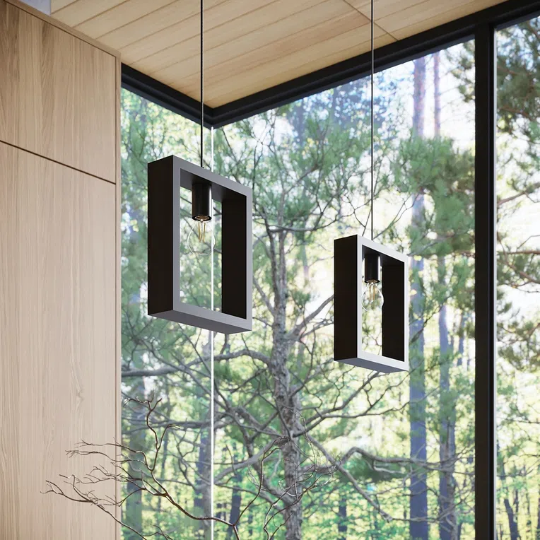 LAMPA WISZĄCA ARIES WENGE 1XE27 WENGE