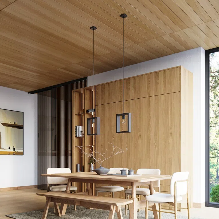 LAMPA WISZĄCA ARIES WENGE 1XE27 WENGE