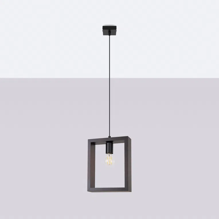 LAMPA WISZĄCA ARIES WENGE 1XE27 WENGE