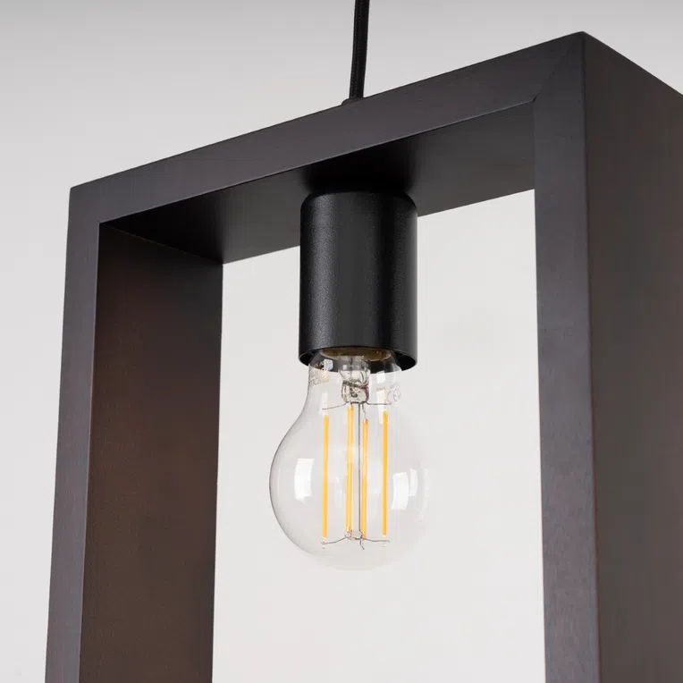 LAMPA WISZĄCA ARIES WENGE 1XE27 WENGE