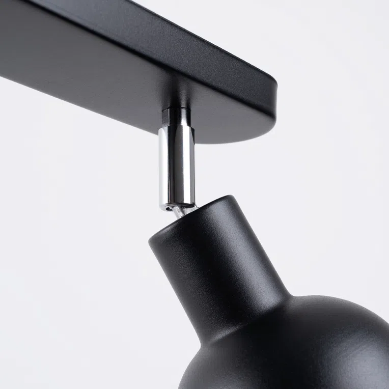 PLAFON ELBA 2 2XE27 CZARNY