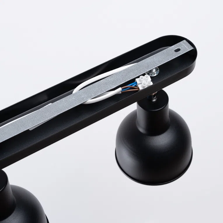 PLAFON ELBA 2 2XE27 CZARNY