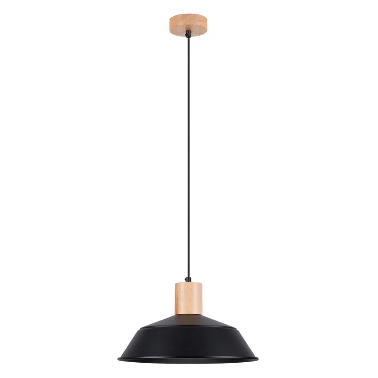 LAMPA WISZĄCA FANO 1XE27 CZARNY
