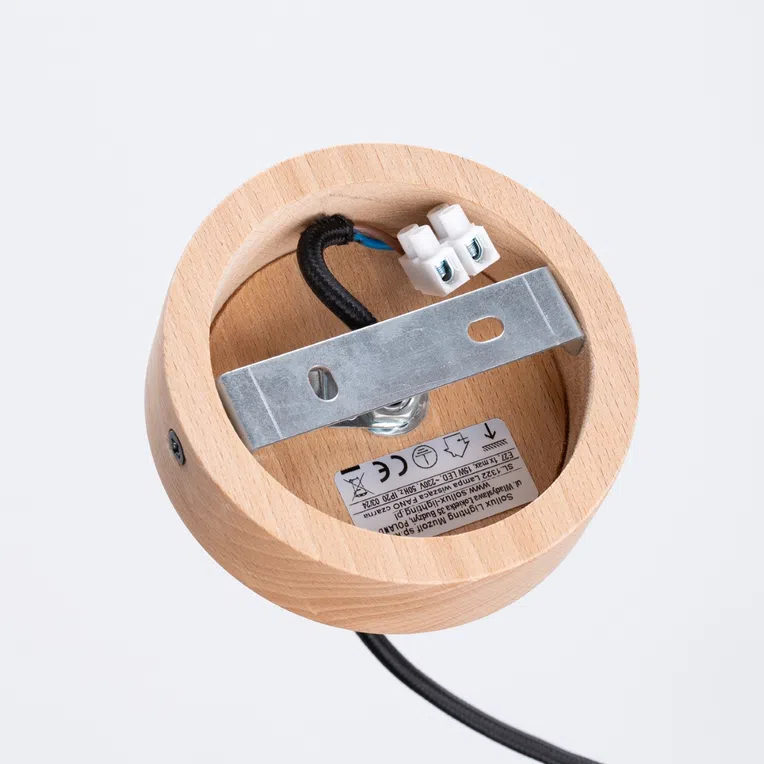 LAMPA WISZĄCA FANO 1XE27 CZARNY