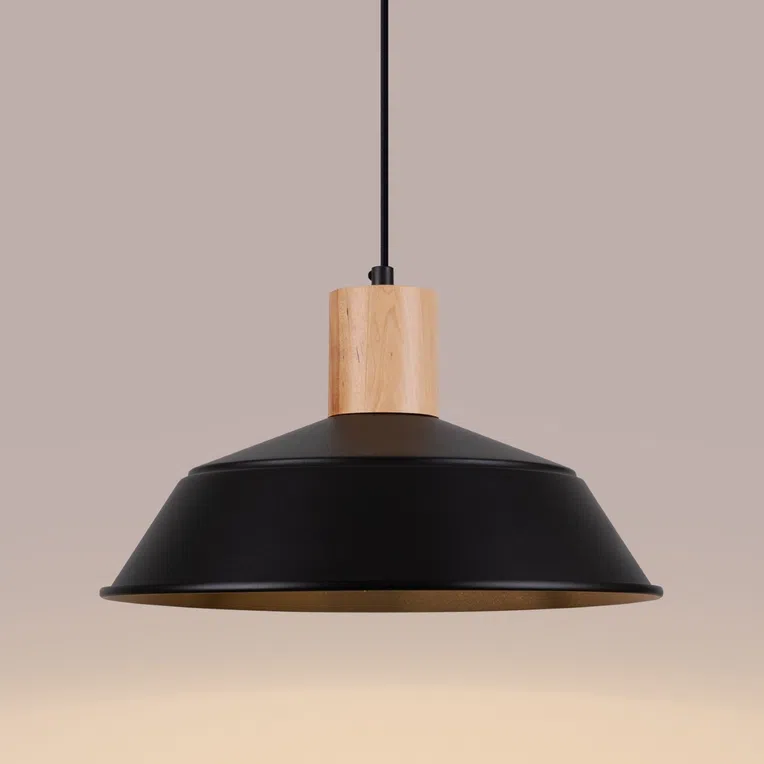 LAMPA WISZĄCA FANO 1XE27 CZARNY