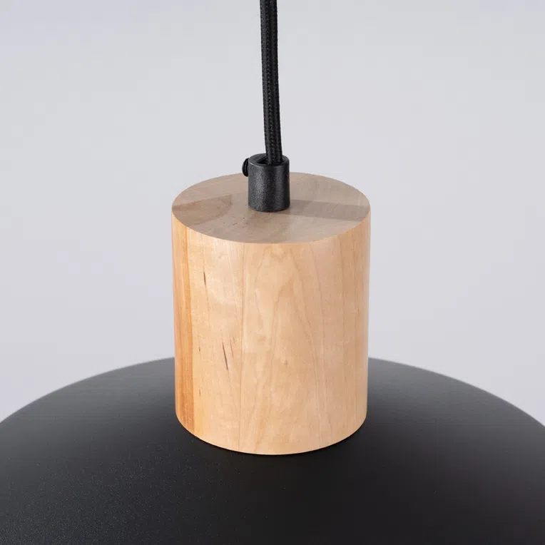 LAMPA WISZĄCA FANO 1XE27 CZARNY