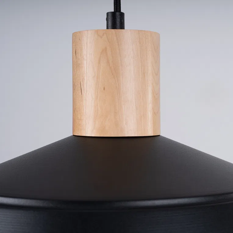 LAMPA WISZĄCA FANO 1XE27 CZARNY