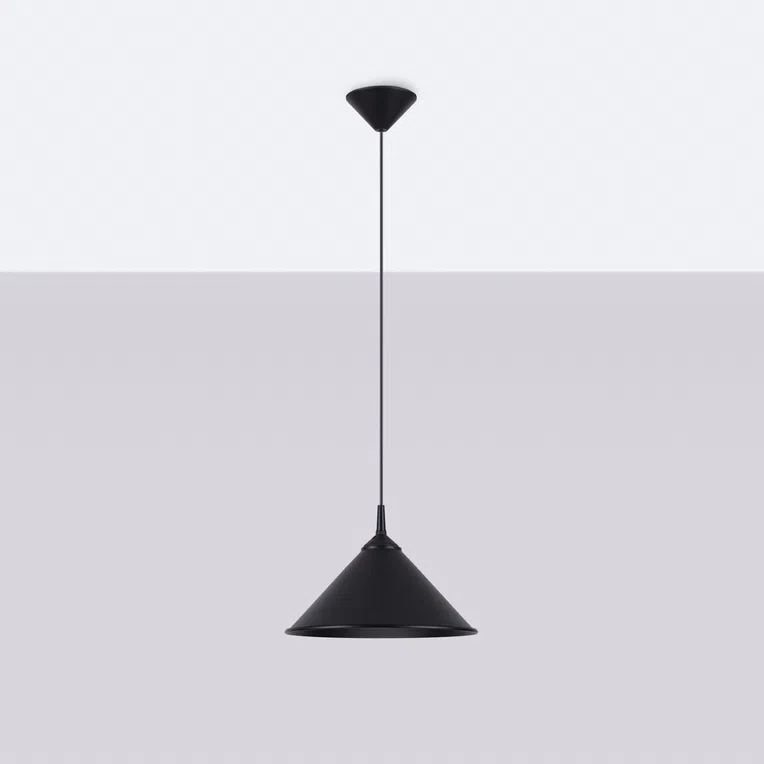 LAMPA WISZĄCA ZUMA 1XE27 CZARNY