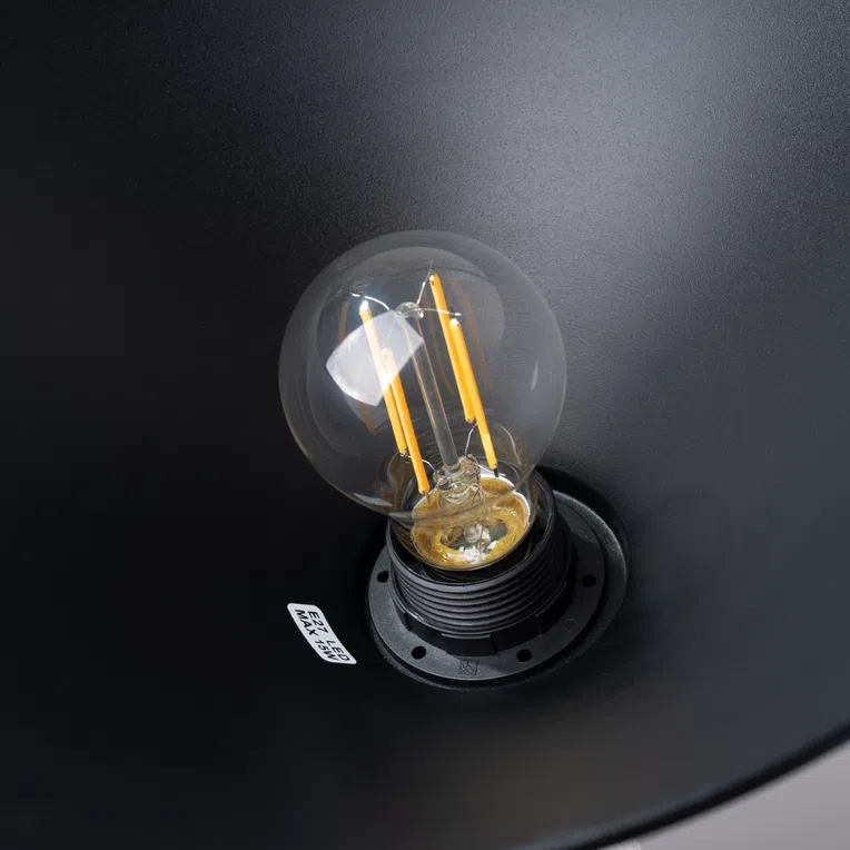 LAMPA WISZĄCA ZUMA 1XE27 CZARNY