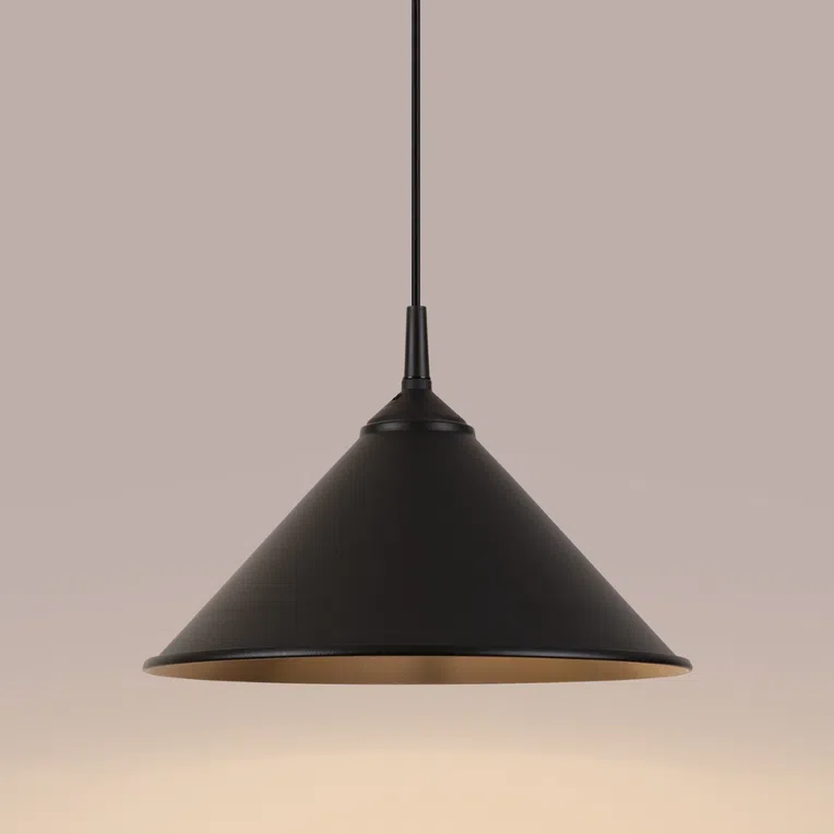 LAMPA WISZĄCA ZUMA 1XE27 CZARNY