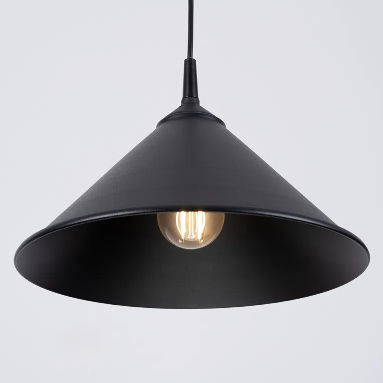 LAMPA WISZĄCA ZUMA 1XE27 CZARNY