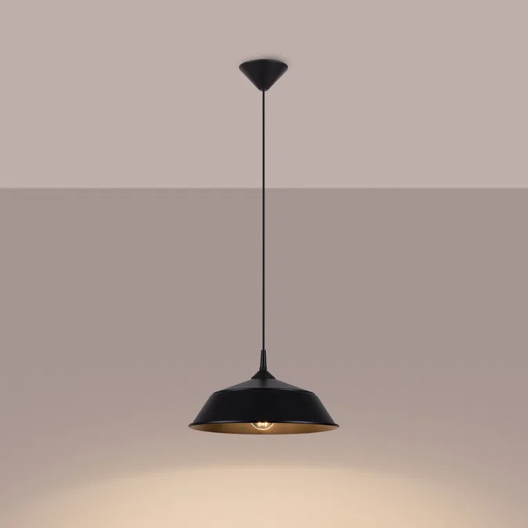 LAMPA WISZĄCA FRIKA 1XE27 CZARNY