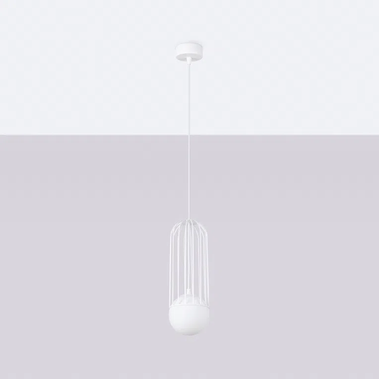 LAMPA WISZĄCA BRINA 1 1XG9 BIAŁY