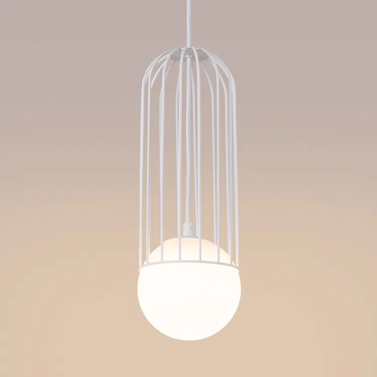 LAMPA WISZĄCA BRINA 1 1XG9 BIAŁY